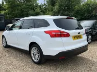 Used Ford Focus Zetec 120 HP (88 kW) 2018 White Estate
