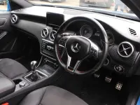 Used Mercedes A180 AMG 109 HP (80 kW) 2014 Blue Hatchback