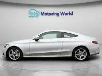 Used Mercedes C250 AMG line 204 HP (150 kW) 2018 Silver Coupe