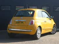 Used Fiat 500 Lounge 2014 Yellow Hatchback