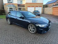 Used Audi A6 Black Edition 204 HP (150 kW) 2021 Blue Estate