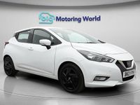 Used Nissan Micra Acenta 92 HP (67 kW) 2021 White Hatchback
