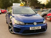 Used VW Golf VII R 300 HP (220 kW) 2016 Blue Hatchback