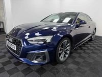 Used Audi A5 S-Line 245 HP (180 kW) 2020 Blue Coupe