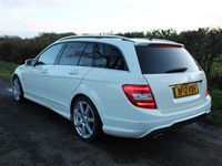 Used Mercedes C200 2012 White Estate