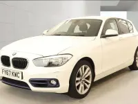 Used BMW 118 Sport Line 150 HP (110 kW) 2017 White Hatchback