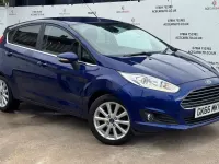 Used Ford Fiesta Titanium 100 HP (73 kW) 2016 Blue Hatchback