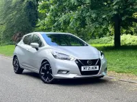Second-hand Nissan Micra Acenta 92 CP (67 kW) 2021 Argintiu Hatchback