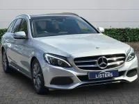 Used Mercedes C200 Premium 2018 Silver Estate