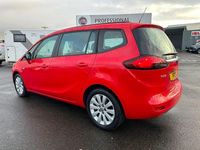 Used Vauxhall Zafira Tourer Design Edition 138 HP (101 kW) 2016 Red MPV