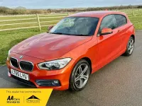 Used BMW 116 Sport Line 2015 Orange Hatchback