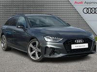 Used Audi A4 Black Edition 161 HP (118 kW) 2021 Daytona gray pearlescent Estate