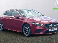 Used Mercedes A250 AMG Line Premium Plus 224 HP (164 kW) 2021 Red Hatchback