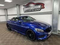 Used Mercedes C220 AMG Line Premium Plus 2017 Blue Cabriolet