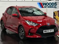 Used Toyota Yaris Design 116 HP (85 kW) 2023 Red Hatchback