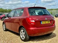 Used Skoda Fabia 105 HP (77 kW) 2008 Red Hatchback