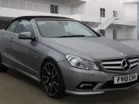Used Mercedes E200 2010 Silver Cabriolet
