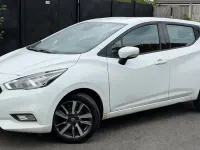 Used Nissan Micra Acenta 71 HP (52 kW) 2018 White Hatchback