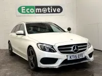 Used Mercedes C250 AMG Line Premium Plus 2015 White Estate