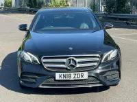 Used Mercedes E350 AMG line 2018 Black Sedan