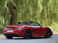 Used Porsche 718 Boxster 300 HP (220 kW) 2017 Red Cabriolet