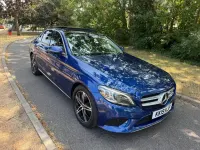 Used Mercedes C200 Premium Plus 181 HP (133 kW) 2019 Blue Sedan