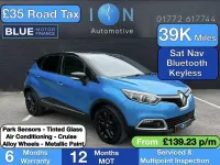 Begagnad Renault Captur Dynamique 90 HK (66 kW) 2016 Blå SUV