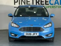 Used Ford Focus Titanium 125 HP (91 kW) 2016 Blue Hatchback