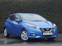 Used Nissan Micra N-Connecta 90 HP (66 kW) 2017 Blue Hatchback