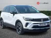 Used Vauxhall Crossland SRi 130 HP (95 kW) 2021 White SUV