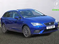 Used Seat Leon XCELLENCE Lux 190 HP (139 kW) 2019 Blue Estate