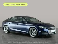 Used Audi A5 Sportback S-Line 190 HP (139 kW) 2019 Blue Hatchback