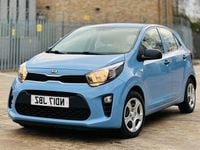 Used Kia Picanto 2017 Blue Hatchback