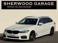 Used BMW 520 M Sport 190 HP (139 kW) 2018 White Estate