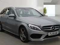 Second-hand Mercedes C300 AMG line 2015 Argintiu Break