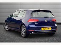 Used VW Golf VII SE 130 HP (95 kW) 2018 Blue Hatchback