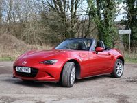Used Mazda MX5 131 HP (96 kW) 2017 Red Cabriolet