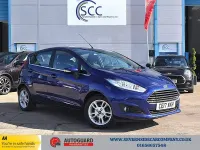 Used Ford Fiesta Zetec 82 HP (60 kW) 2017 Blue Hatchback