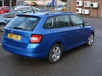 Used Skoda Fabia SE 2017 Blue Estate