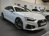 Used Audi A5 Sportback S-Line 190 HP (139 kW) 2021 White Hatchback
