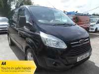Used Ford Transit Custom Limited 125 HP (91 kW) 2016 Black Van