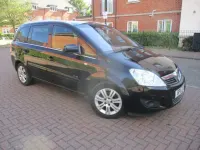 Used Vauxhall Zafira Elite 120 HP (88 kW) 2011 Black MPV