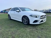 Used Mercedes A200 AMG line 150 HP (110 kW) 2019 White Hatchback