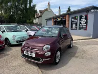 Used Fiat 500 Lounge 69 HP (50 kW) 2016 Red Hatchback