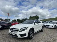 Used Mercedes GLA220 AMG line 177 HP (130 kW) 2016 White SUV