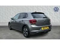 Begagnad VW Polo Match 95 HK (69 kW) 2021 Grå Halvkombi