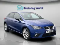 Used Seat Ibiza FR 95 HP (69 kW) 2021 Blue Hatchback