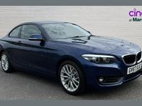 Used BMW 218 Performance 134 HP (98 kW) 2017 Blue Coupe