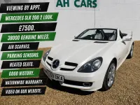 Used Mercedes SLK200 184 HP (135 kW) 2009 White Cabriolet