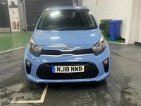 Used Kia Picanto 66 HP (48 kW) 2018 Blue Hatchback